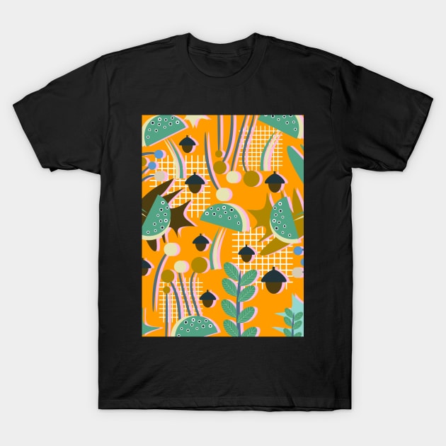 Autumn mushrooms T-Shirt by cocodes